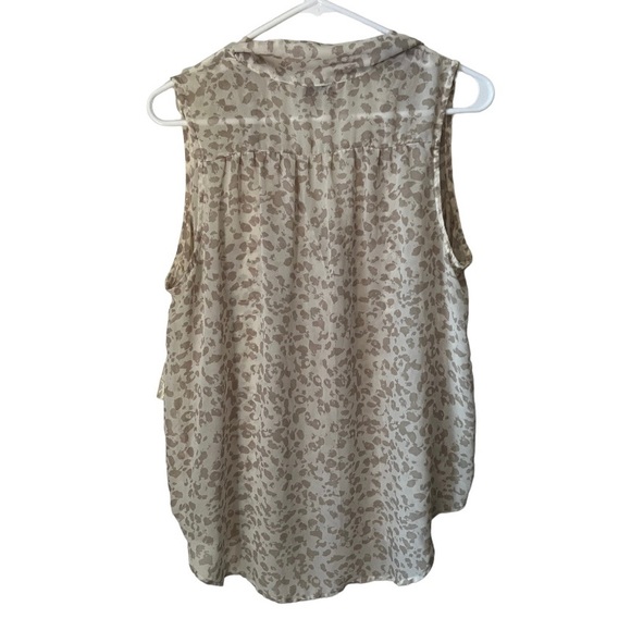 Decree sleeveless, leopard print blouse - Picture 3 of 4